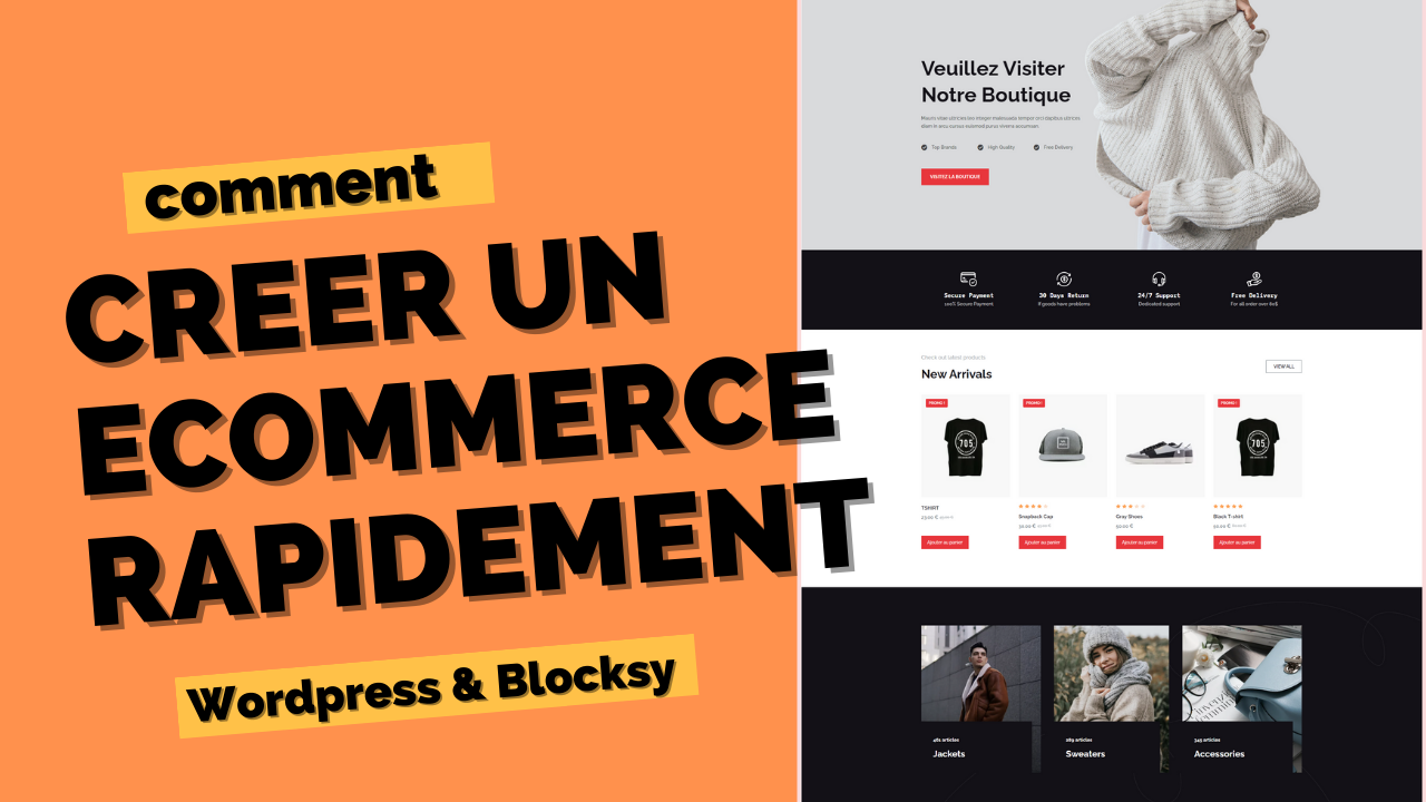 WordPress et WooCommerce : Créer un eCommerce avec Blocksy